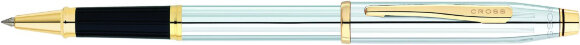 Ручка-роллер Selectip Cross Century II. Цвет - серебристый с золотистой отделкой. с гравировкой