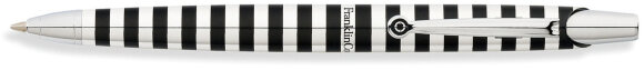 Шариковая ручка FranklinCovey Nantucket. Цвет - черный в полосу.
